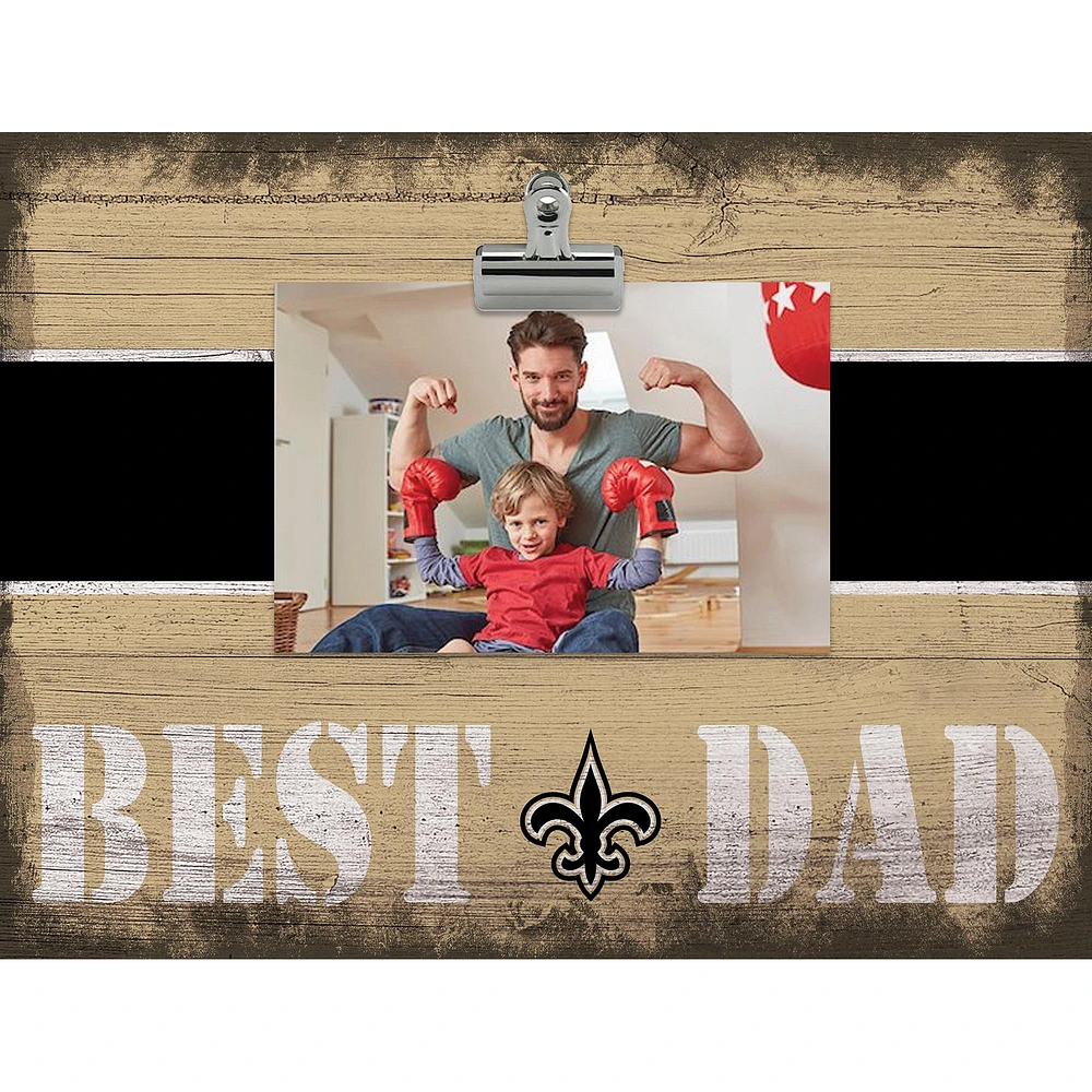 New Orleans Saints 10'' x 10'' Best Dad Clip Frame