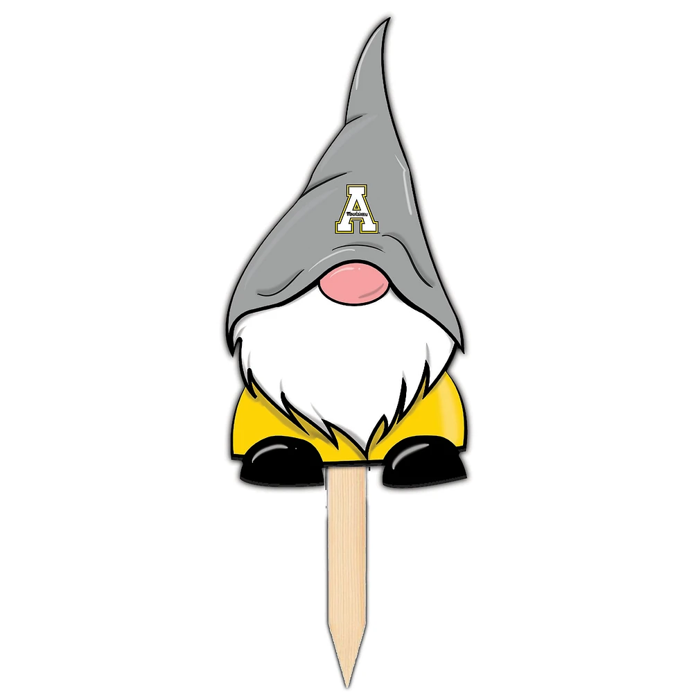 Appalachian State Mountaineers Gnome Yard Stake