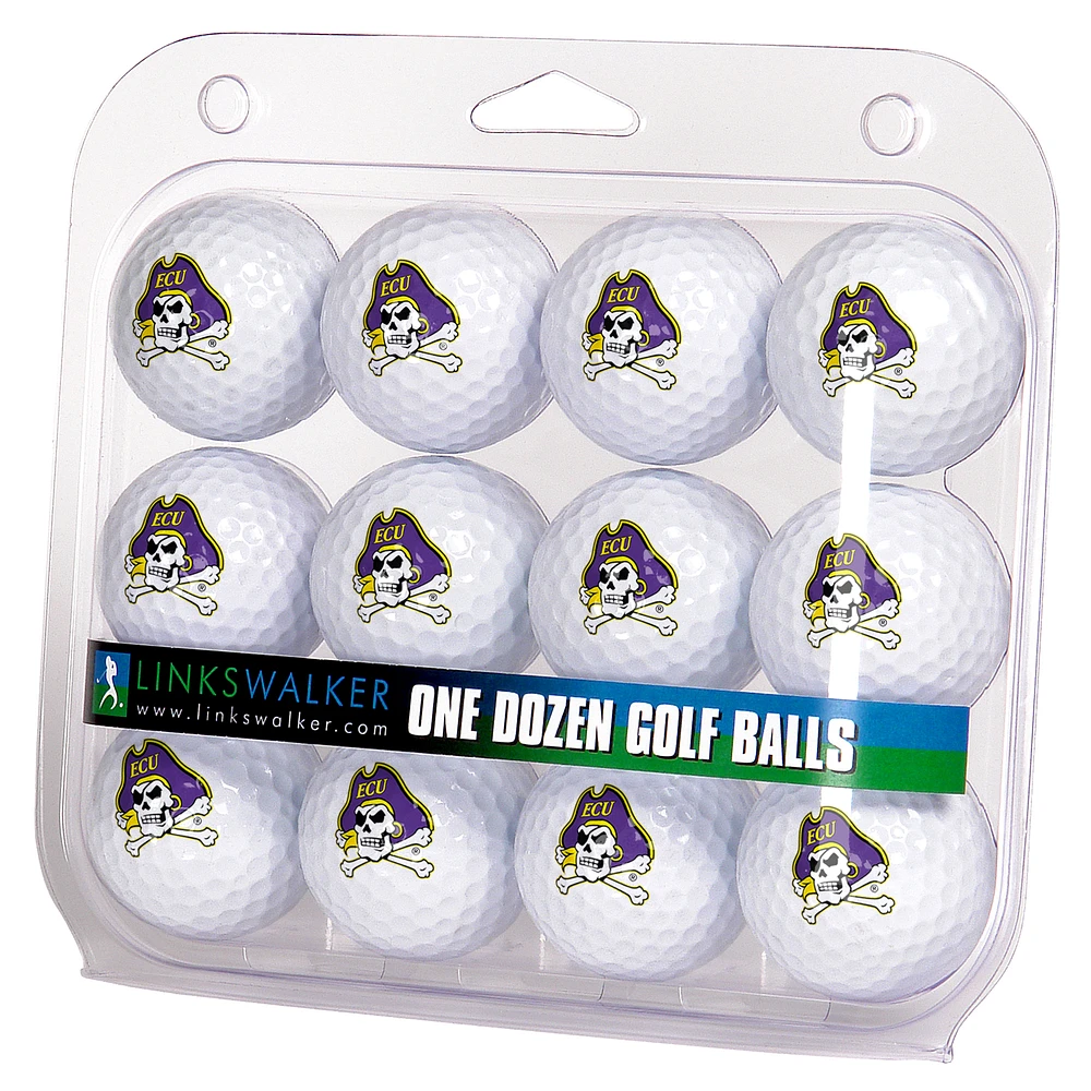 ECU Pirates 12-Pack Golf Ball Set