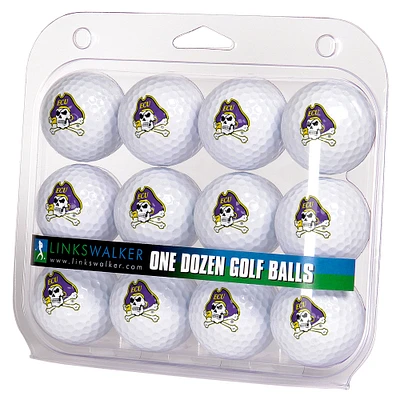 ECU Pirates 12-Pack Golf Ball Set
