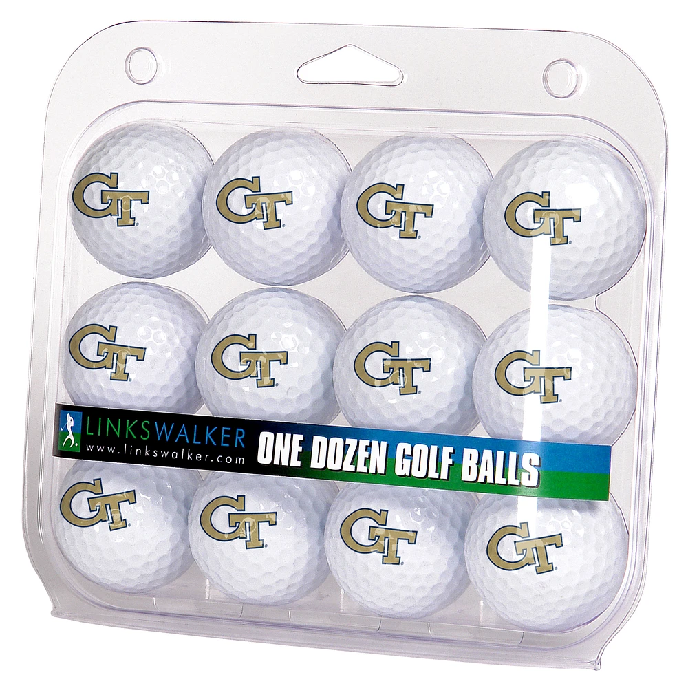 Georgia Tech Yellow Jackets 12-Pack Golf Ball Set