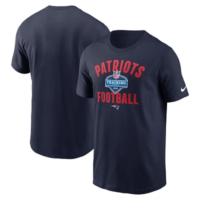 Men's Nike Navy New England Patriots 2022 Training Camp Athletic T-Shirt