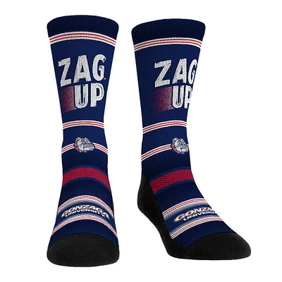 Youth Rock Em Socks Gonzaga Bulldogs Team Slogan Crew Socks