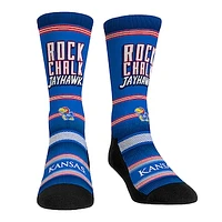 Rock Em Socks Kansas Jayhawks Team Slogan Crew