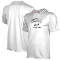 Men's ProSphere White Akron Zips Education T-Shirt