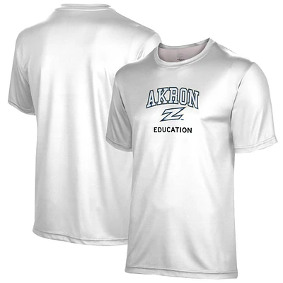 Men's ProSphere White Akron Zips Education T-Shirt