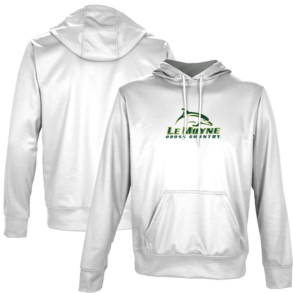 Youth ProSphere White Le Moyne Dolphins Cross Country Pullover Hoodie