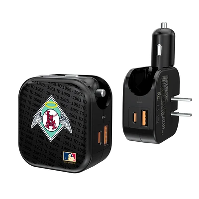 Los Angeles Angels Team Logo Dual Port USB Car & Home Charger