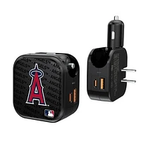 Los Angeles Angels Dual Port USB Car & Home Charger
