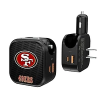 San Francisco 49ers Dual Port USB Car & Home Charger