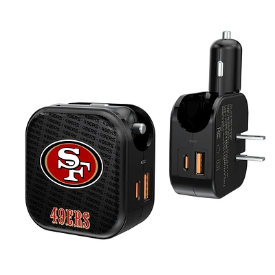 San Francisco 49ers Dual Port USB Car & Home Charger