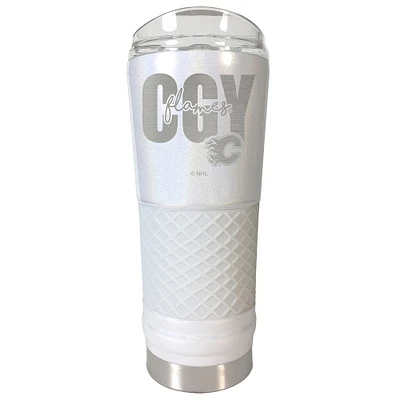 Calgary Flames 24oz. Draft Opal Tumbler