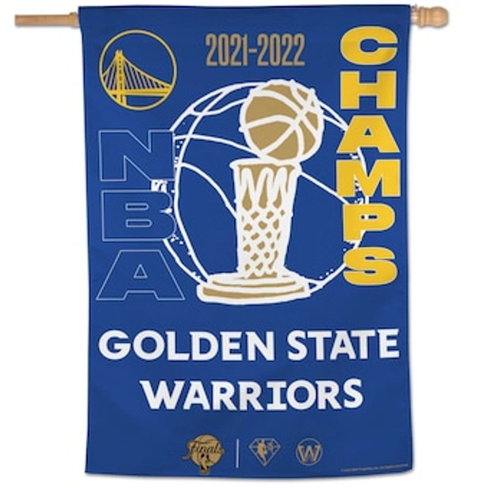 WinCraft Golden State Warriors 2022 NBA Finals Champions Locker Room 28'' x 40'' One-Sided Vertical Banner