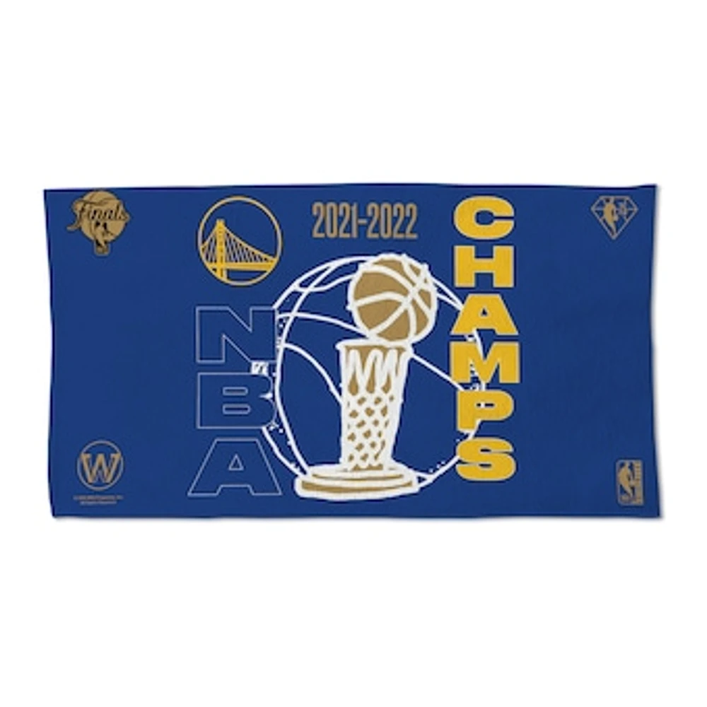 WinCraft Golden State Warriors 2022 NBA Finals Champions Locker Room 22'' x 42'' On-Court Double-Sided Towel