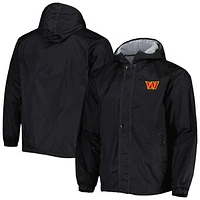 Men's Dunbrooke Black Washington Commanders Legacy Stadium Full-Zip Jacket