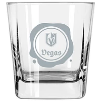 Vegas Golden Knights 14oz. Frost Stamp Old Fashioned Glass