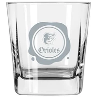 Baltimore Orioles 14oz. Frost Stamp Old Fashioned Glass