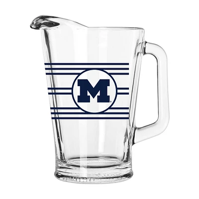 Michigan Wolverines 60oz. Multi-Stripe Pitcher