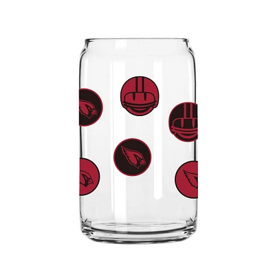 Arizona Cardinals 16oz. Smiley Can Glass