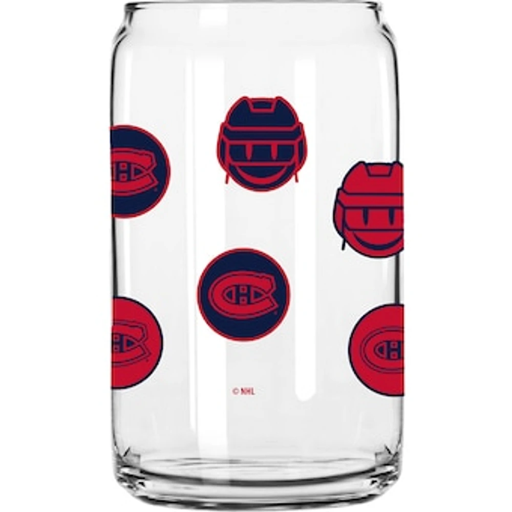 Montreal Canadiens 16oz. Smiley Can Glass