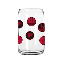 Atlanta Falcons 16oz. Smiley Can Glass