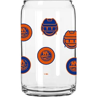 New York Islanders 16oz. Smiley Can Glass