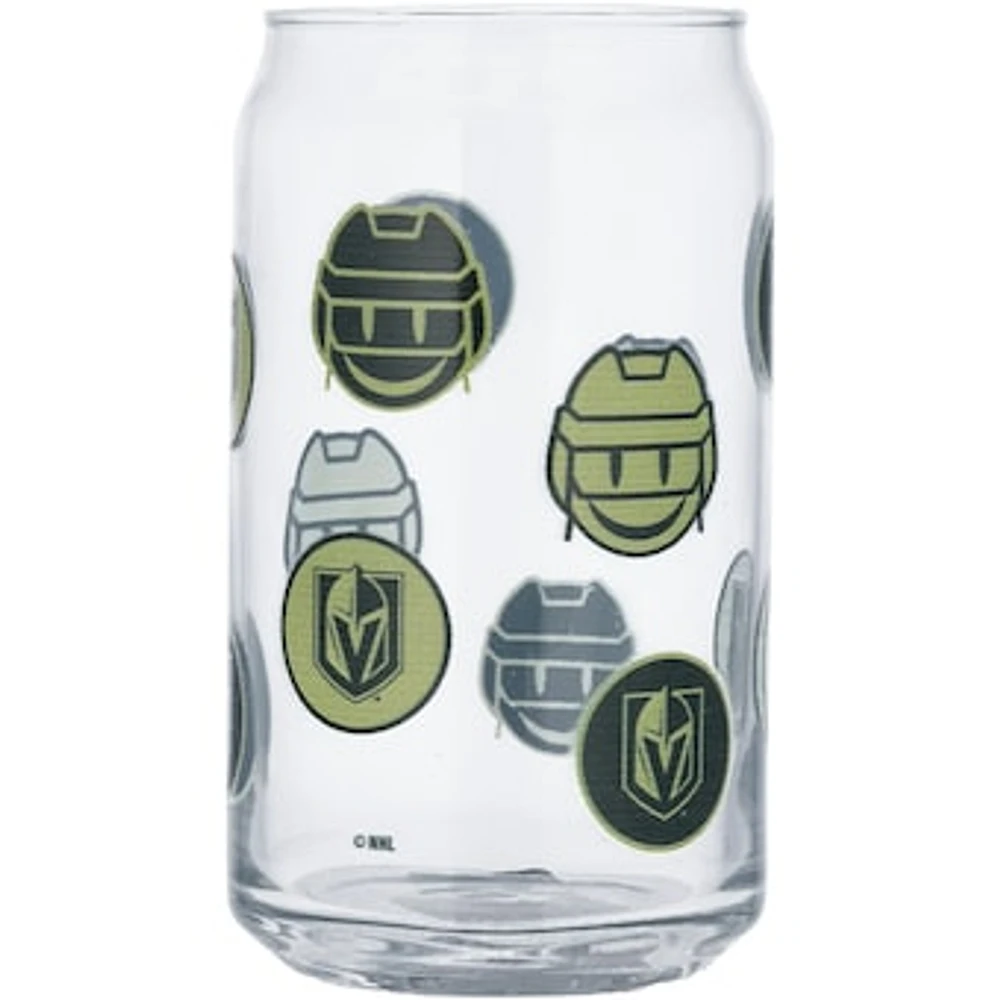 Vegas Golden Knights 16oz. Smiley Can Glass