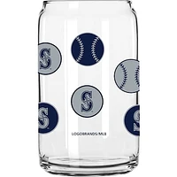 Seattle Mariners 16oz. Smiley Can Glass