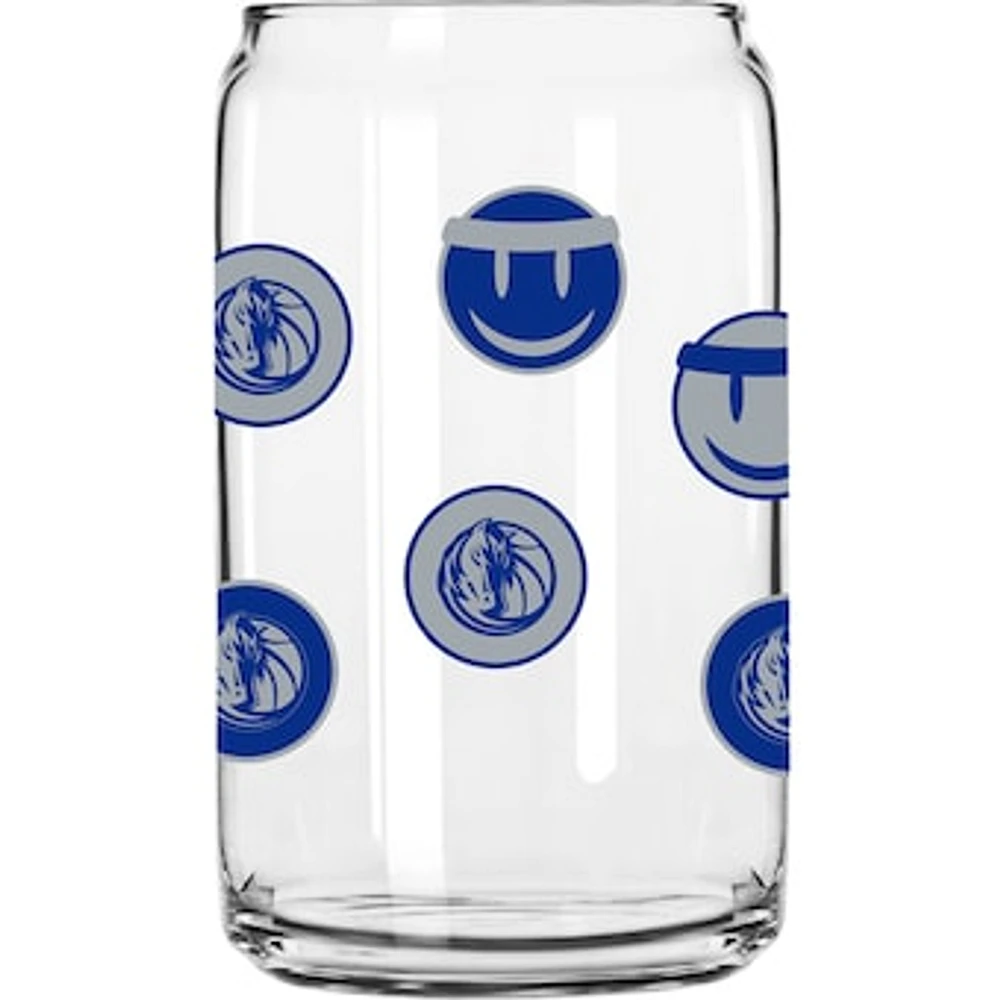 Dallas Mavericks 16oz. Smiley Can Glass