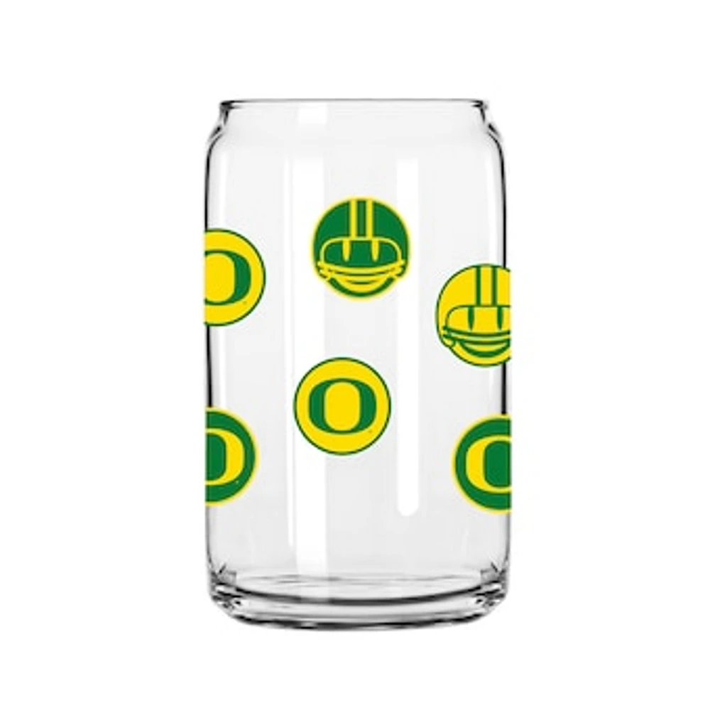 Oregon Ducks 16oz. Smiley Can Glass