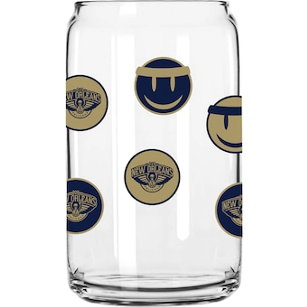 New Orleans Pelicans 16oz. Smiley Can Glass