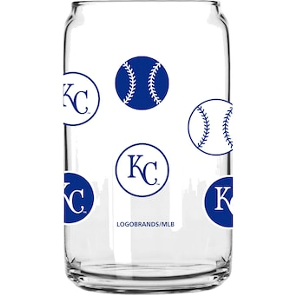 Kansas City Royals 16oz. Smiley Can Glass