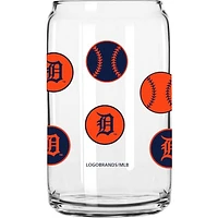 Detroit Tigers 16oz. Smiley Can Glass