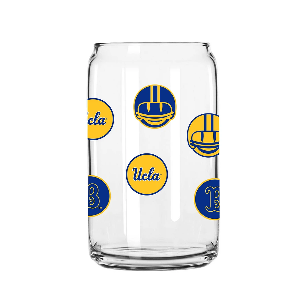 UCLA Bruins 16oz. Smiley Can Glass