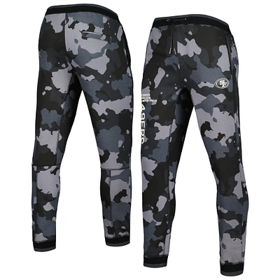 Unisex The Wild Collective Black San Francisco 49ers Camo Jogger Pants