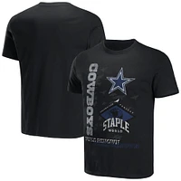 Men's NFL x Staple Black Dallas Cowboys World Renowned T-Shirt