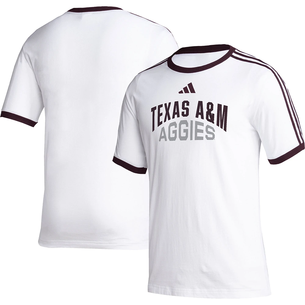 Men's adidas White Texas A&M Aggies Arch T-Shirt