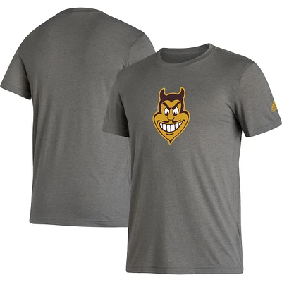 Men's adidas Gray Arizona State Sun Devils Basics Heritage Tri-Blend T-Shirt