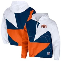 Men's NFL x Staple  Orange Chicago Bears All Over Print Lightweight Quarter-Zip Jacket