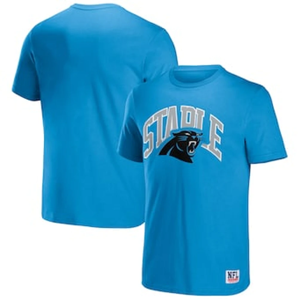 Men's NFL x Staple Blue Carolina Panthers Logo Lockup T-Shirt