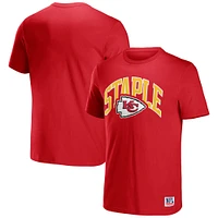 Men's NFL x Staple Red Kansas City Chiefs Logo Lockup T-Shirt