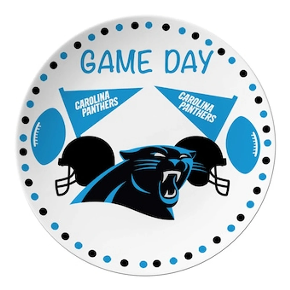 Carolina Panthers Game Day Plate