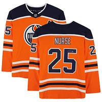 Darnell Nurse Orange Edmonton Oilers Autographed Fanatics Breakaway Jersey