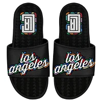 ISlide Black LA Clippers 2022/23 City Edition Gel Slide Sandals