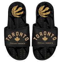 ISlide Black Toronto Raptors 2022/23 City Edition Gel Slide Sandals