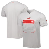 Men's Puma White Switzerland National Team 2022/23 Away Replica Jersey