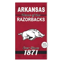 Arkansas Razorbacks 11'' x 20'' Home Of The Sign