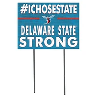 Delaware State Hornets 18'' x 24'' I Chose Lawn Sign