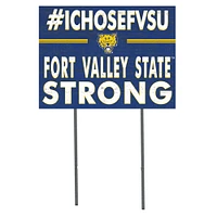 Fort Valley State Wildcats 18'' x 24'' I Chose Lawn Sign