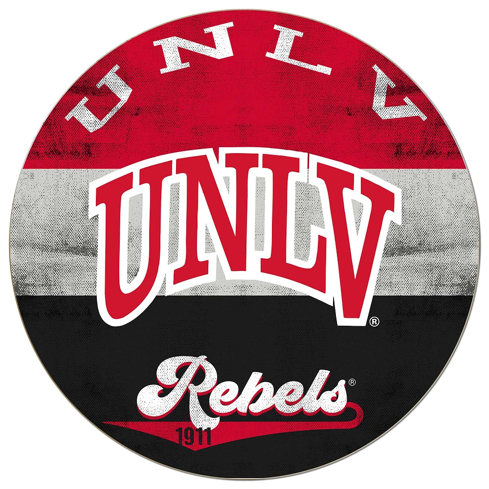 UNLV Rebels 20'' x 20'' Retro Logo Circle Sign